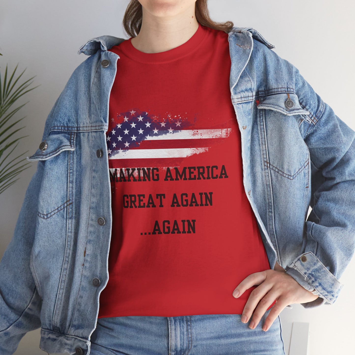 MAGA Again Trump Supporter Tee