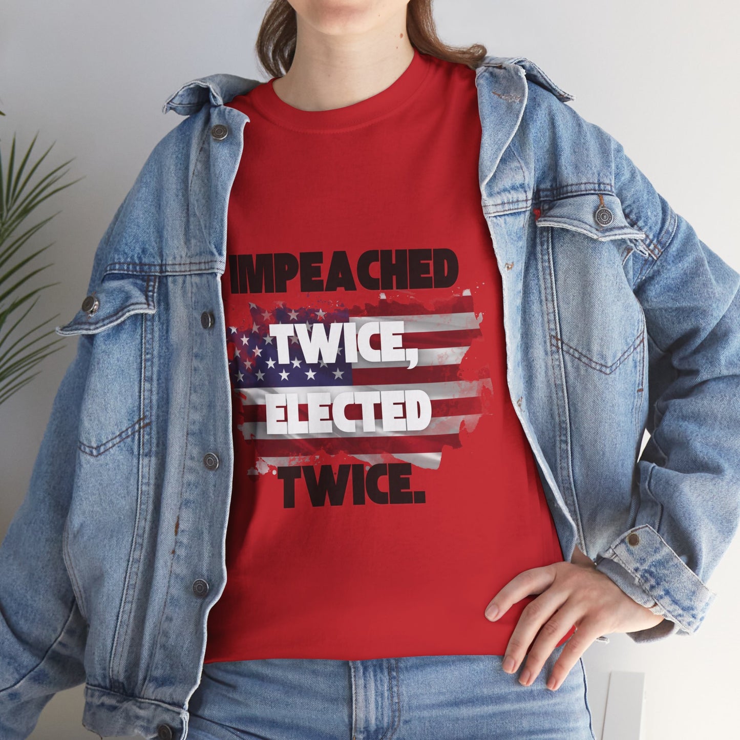 Impeached and Elected Trump Supporter Tee