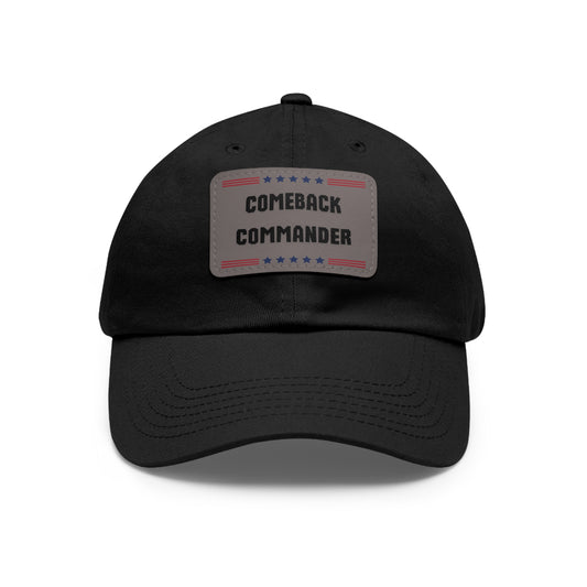 Comeback Commander Trump Supporter Dad Hat