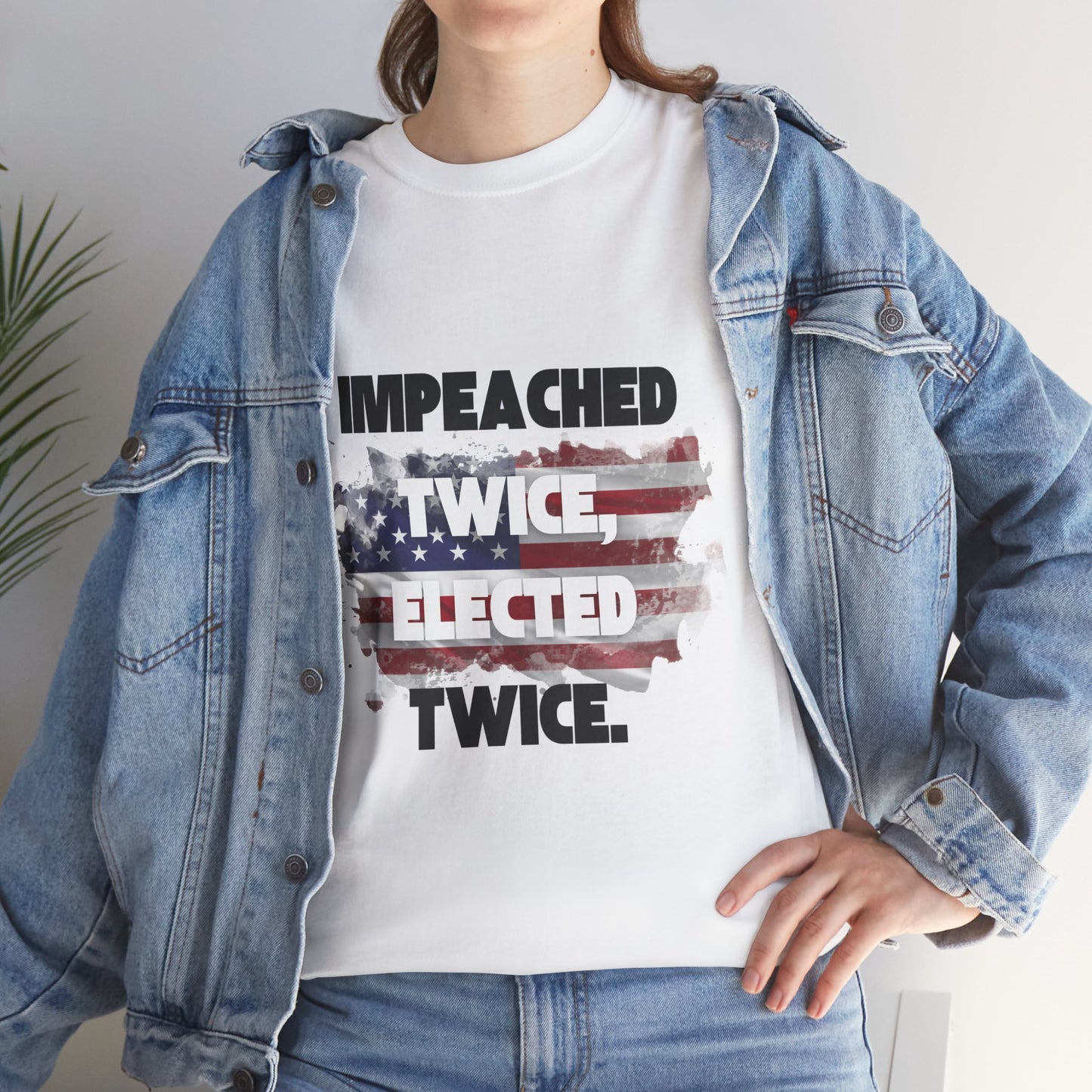 Impeached and Elected Trump Supporter Tee